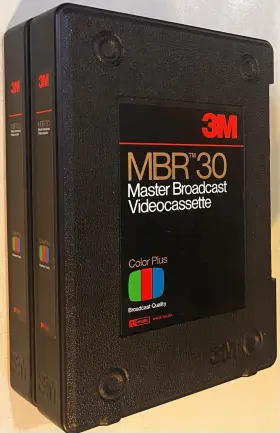 Mbr-30 3m Master Broadcast Videocassette U-matic-near Mint Lot Of 2