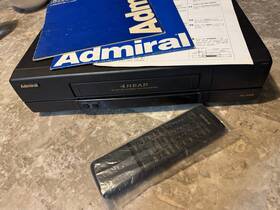 Admiral 20400 Jsj Vcr Vhs Player Recorder 4 Head With Oem Remote Tested And Works