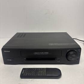 Admiral 20412 Jsj 4 Head Hi-fi Mts Stereo Vhs Hq Vcr Player/recorder Remote