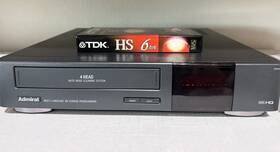 Admiral 20417 Vintage Vhs 4 Head Player Vcr Model Jsj Tested Works