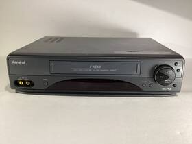 Admiral 20419 Vcr 4 Head Recorder Vhs Player Jsj Auto Cleaning Read Tested