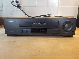 Admiral Jsj-20445 4 Head Hifi Mts Vcr Vhs Recorder Tested Works. No Remote