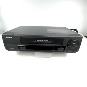 Admiral Jsj-20451 Jsj 20451 Vcr Vhs Hq 4 Head Hi-fi Stereo Rapid Rewinding System Tested