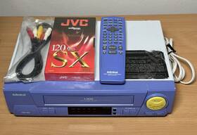 Admiral Jsj-20457 Vintage Rare Purple 4-head Vhs Hq Vcr Video Recorder Jsj 20457 Tested