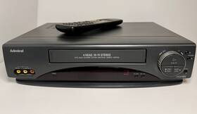 Admiral Jsj20423 4-head Vcr Vhs Player Recorder With Remote- For Parts Or Repair