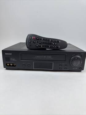 Admiral Jsj20446 Vcr Jsj-20446 Vhs Plus - 4 Head Hi-fi Mts Stereo With Universal Remote