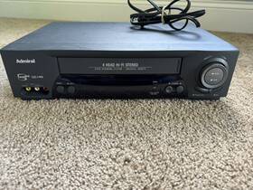 Admiral Jsj20449 Tested Vintage Jsj-20449 4 Head Hi-fi Stereo Vcr Plus With No Remote