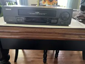 Jsj20450 Admiral Vintage Vhs Player Tested Working See Pics 4 Heads Model As Is