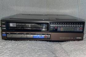 Aiwa Av50-mu Very Rare 1984 Beta Hi-fi Vcr Recorder-turns On/no Amplifier-nice
