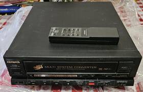 Aiwa Hv-m110s Pal/mesecam/ntsc 3.58/4.43 Multi Converter Worldwide Vcr M110s