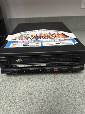Aiwa Hv-m11osu Hv-m110su Pal/mesecam/ntsc 3.58/4.43 Multi Converter Worldwide For Parts