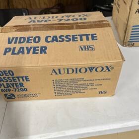 Audiovox Avp-7200 Vhs/vcr Player Untested Auto Car Dc12v
