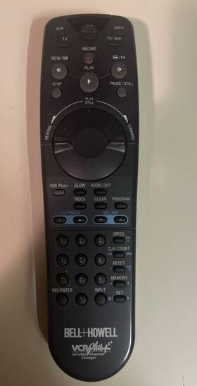 Bell & Howell 20922 Vtg Remote For Video Recorder Jsk Only Tested Works