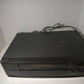Broksonic Vhsa-6687cttc Vhsa-6687cttct Vcr Vhs Player Recorder - No Remote Tested