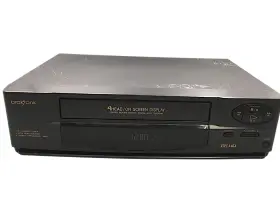 Vhsa-6741cctc Broksonic Vcr Model Vhs 60 Hz 4head Video Cassette Recorder