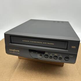 Broksonic Vpdt-648worc Vhs Vcr Video Cassette Player Automatic Function Tested