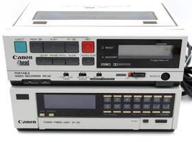 Canon Vr-30a Vintage Portable Video Recorder Tuner Timer Unit Vt-30 With Remote