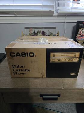 Casio Vb-1u Brand New Factory Sealed Vcr Model