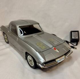 Chevrolet 920066317 1963 Silver Corvette Vhs Video Rewinder Chevy Autowinder Lights Tested Working