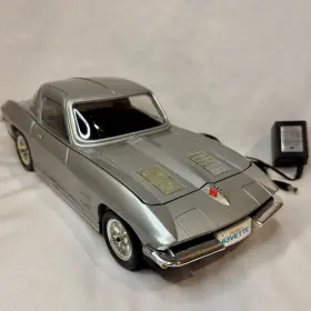 920066317 Chevrolet 1963 Silver Corvette Vhs Video Rewinder Chevy Autowinder Lights Tested Working
