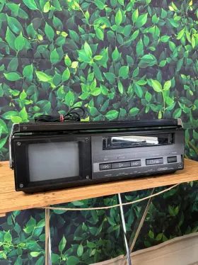 Vcp-5mu Citizen Vintage Vcr Player With Built In Color Tv Japan Working Vcp-5mu Citizen Vintage Vcr Player With Built In Color Tv Japan Working