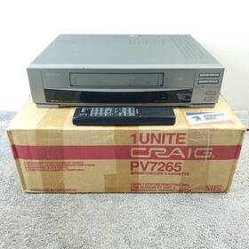 Craig Pv7265 Vcr Vhs Tape Player Video Cassette Recorder Remote Original Box