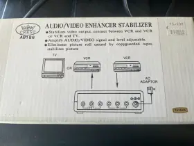Ab186 Crest Audio/video Enhancer Stabilizer Barely Used Vcr-tv Vcr-vcr
