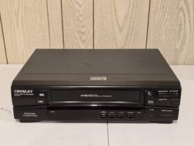 Crosley Cf4494 Xr-1000 Vhs Player Video Cassette Recorder Fc-242 Vcr No Remote Control Tested