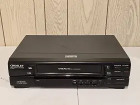 Xr-1000 Crosley Cf4494 Vhs Player Video Cassette Recorder Fc-242 Vcr No Remote Control Tested