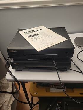 Curtis Mathes 740vha 4-head Vcr Player Hq Model Lot Of 2 For Parts Or Repair