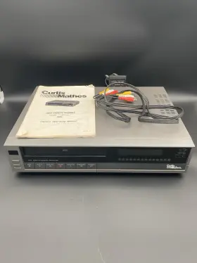 Av725 Curtis Mathes Gray Vcr Player Model #av725 - Tested Manual And Connection Cables