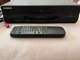 Dv-k286n Daewoo Video Cassette Recorder Player Vcr Tested Working Remote