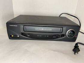 Daewoo Dv-t47n Model Hifi 4 Head Vcr Vhs Player No Remote