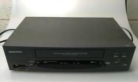 Daewoo Dv-t50n Vhs Vcr 4 Head Hi-fi High Speed Rewind Front A/v Tested No Remote