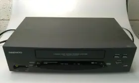 Dv-t50n Daewoo Vhs Vcr 4 Head Hi-fi High Speed Rewind Front A/v Tested No Remote