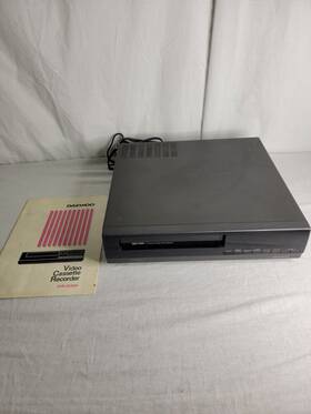 Daewoo Dvr-3034n Video Cassette Recorder Vcr With Original Manual For Repair