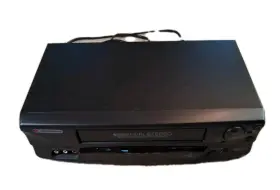 Dbv4403 Durabrand Black Vhs Vcr Player Recorder 4 Head Hi-fi Stereo No Remote