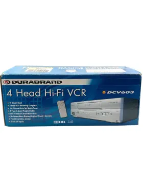 Dcv603 Durabrand - Hi-fi Hq 4 Head Vcr Used In Original Box