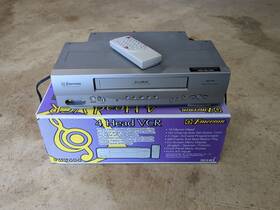 Emerson Emv404 4 Head Vcr W Remote
