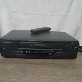Ev237 Emerson Vhs Player/recorder With Remote Rapid Rewind