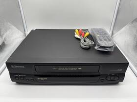 Emerson Ev304n Vcr One Touch Recorder With Universal Remote And A/v Cables