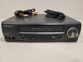 Emerson Ev727 4-head Hi-fi Stereo Vhs Player Vcr Video Cassette Tested