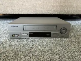 Ev818 Emerson Vcr Vhs Player Video Recorder 4 Head Hi-fi Stereo Tested Works