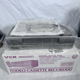 Emerson Rewv403a Vintage 4 Head Vcr Video Cassette Recorder Brand New Open Box