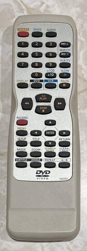 Emerson Sylvania And Funai Na202 Dvd / Vcr Combo Remote Control For Ir Tested Works