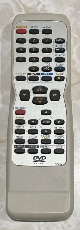 Na202 Emerson Sylvania And Funai Dvd / Vcr Combo Remote Control For Ir Tested Works