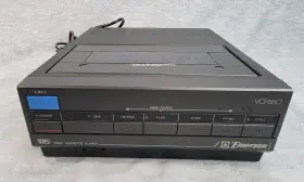 Vcp660 Emerson Vtg Vhs Video Cassette Player 12v Ac/dc Top Load For Parts