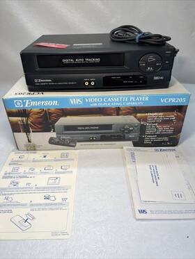 Emerson Vcpr205 Vcr Original Box Tested Works