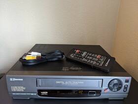 Emerson Vcr3000 Video Cassette Recorder With Remote Cables Fully Serviced