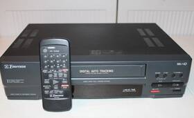 Emerson Vcr3002 Video Cassette Recorder With Remote - Tested And Working Vhs Vcr
